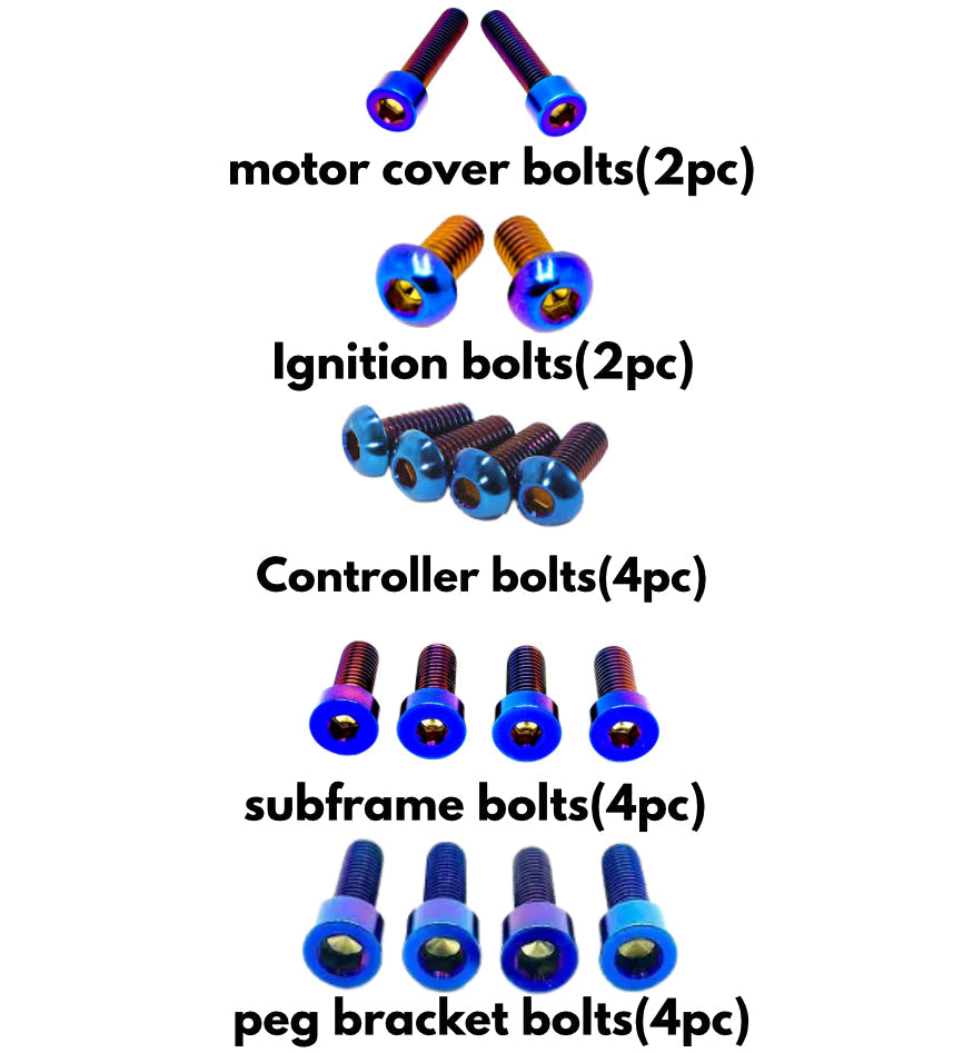 “Value” Mx3/4/5 titanium kit