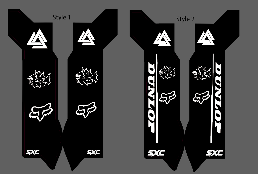 Eride Pro Fork Guard Decal